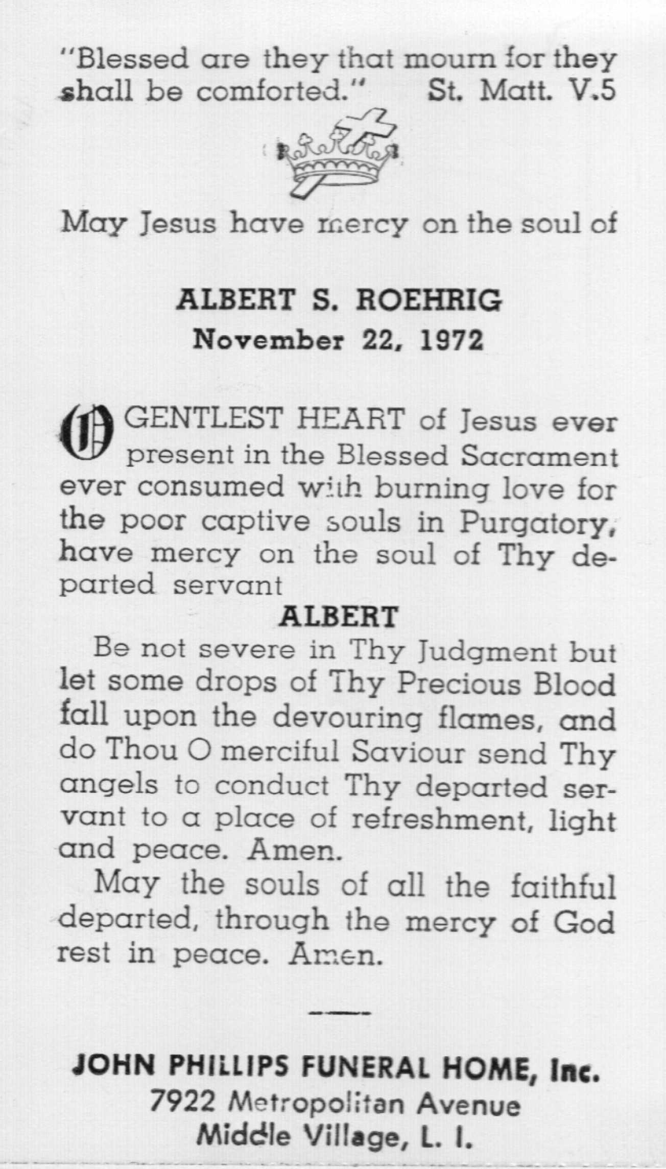 1972 Death Albert Roehrig.tif